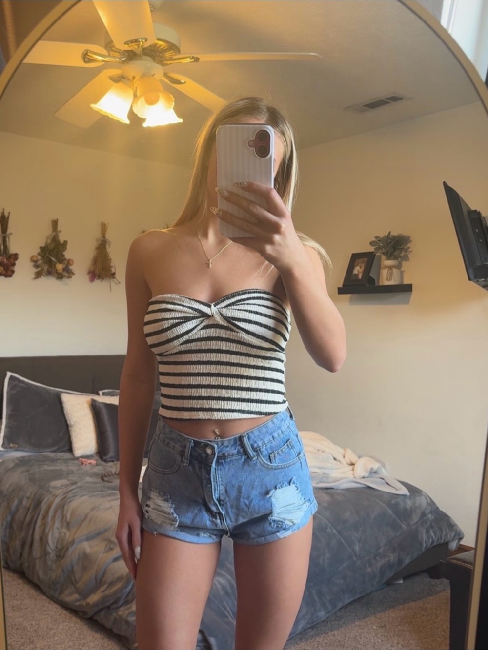 Blue Jean Shorts